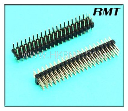 Pin Header 1.27 Double 180 Degree