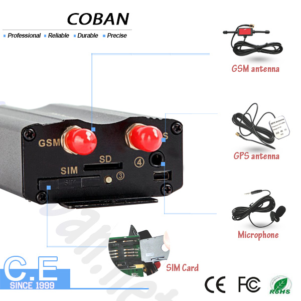 GPS Tracking Device Tk103A+ with APP Tracking