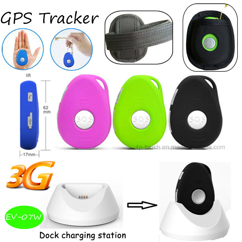 3G IP66waterproof GPS Tracker with Sos & Fall Down Alarm EV07W