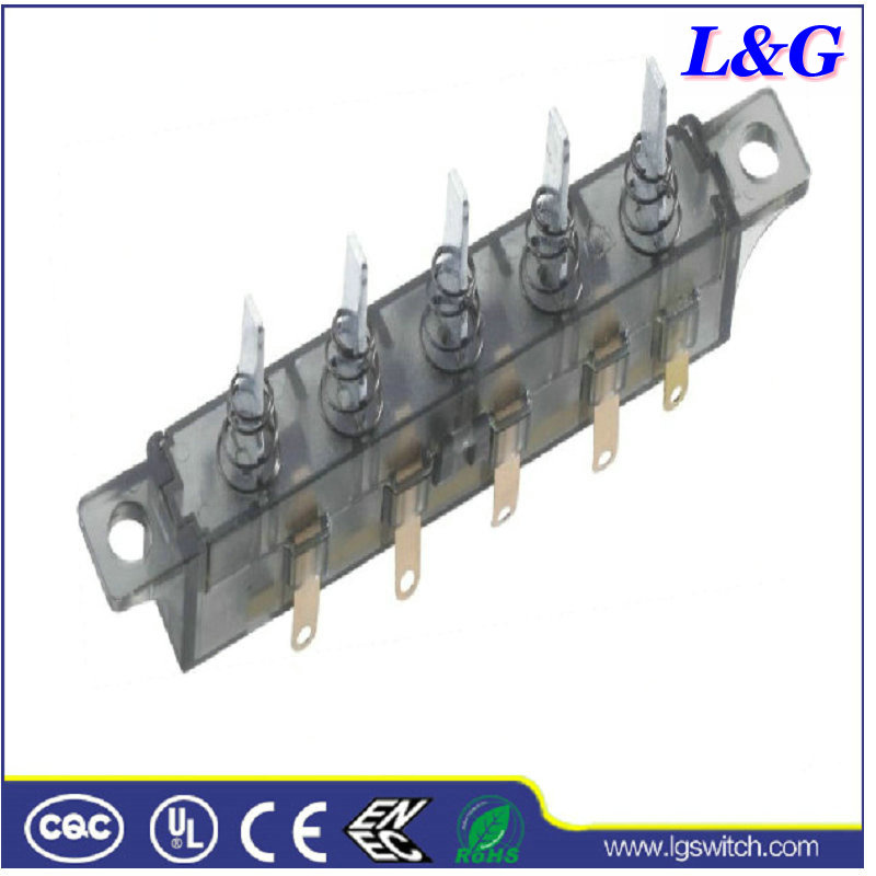 Key 5 Position Push Button Switch for Electrical Fan