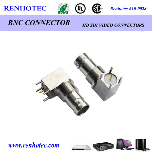 BNC Screw PCB Mount Connector