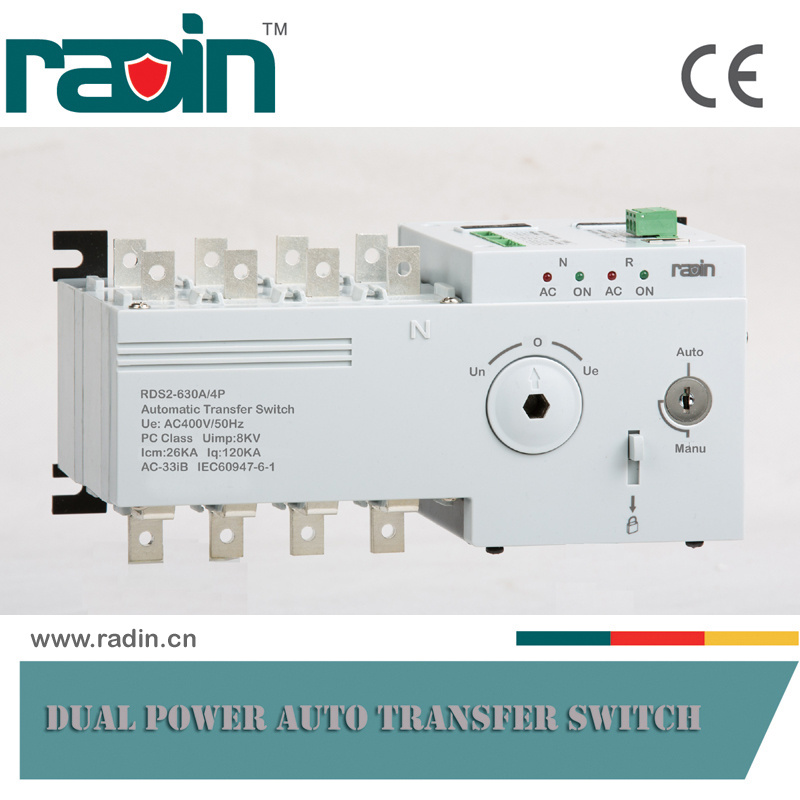 DC 12V/24 Controlled Auto Transfer Switch with LCD Display