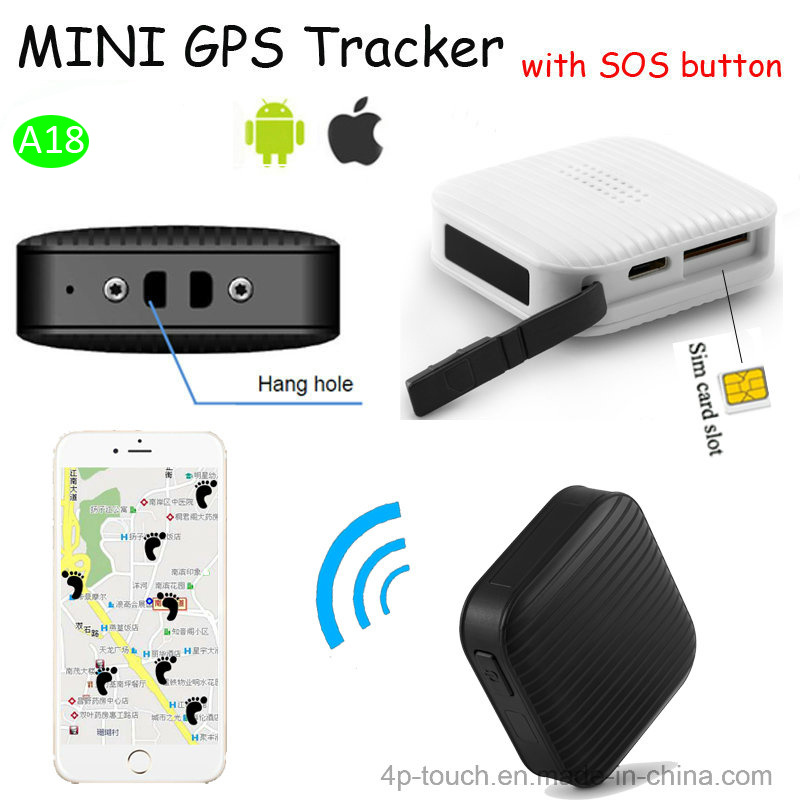 Newly Deesigned Fashionable Mini Portable GPS Tracker (A18)