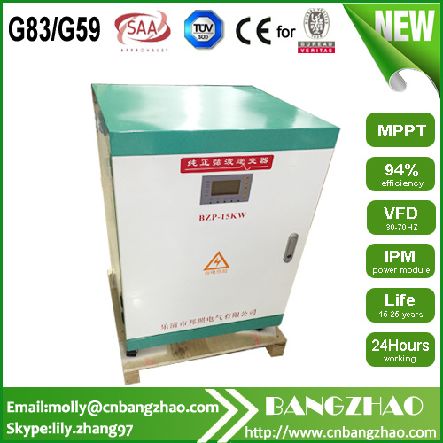 15kw AC-DC-AC Step up Voltage Converter with Isolation Transformer
