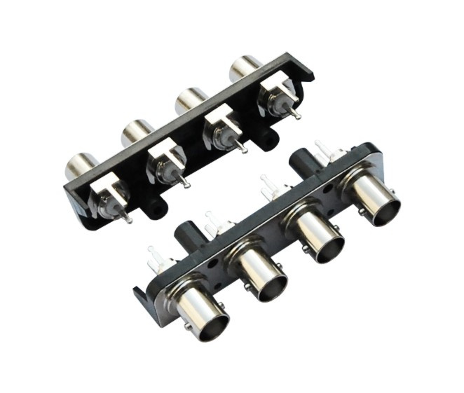 Electrical Socket Terminal Edge Mount RF Connector R/a BNC Jack Female