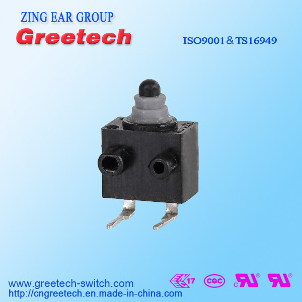Water and Dust Tight (IP67) Micro Slide Switch for Home Appliance Push Button Switch