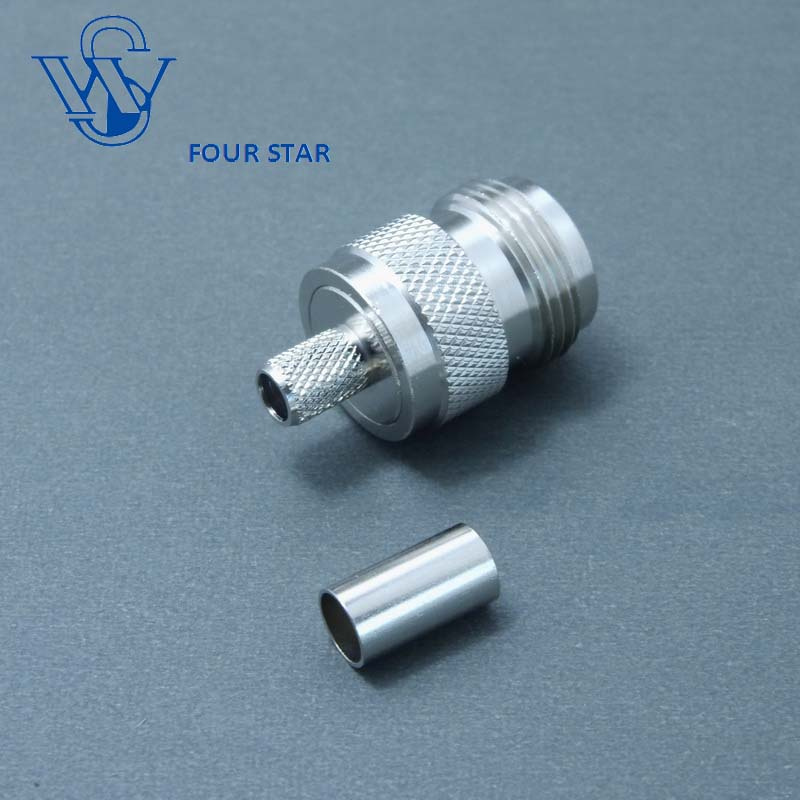 Female Jack Crimp RF Coaxial N Connector for Rg59 Cable