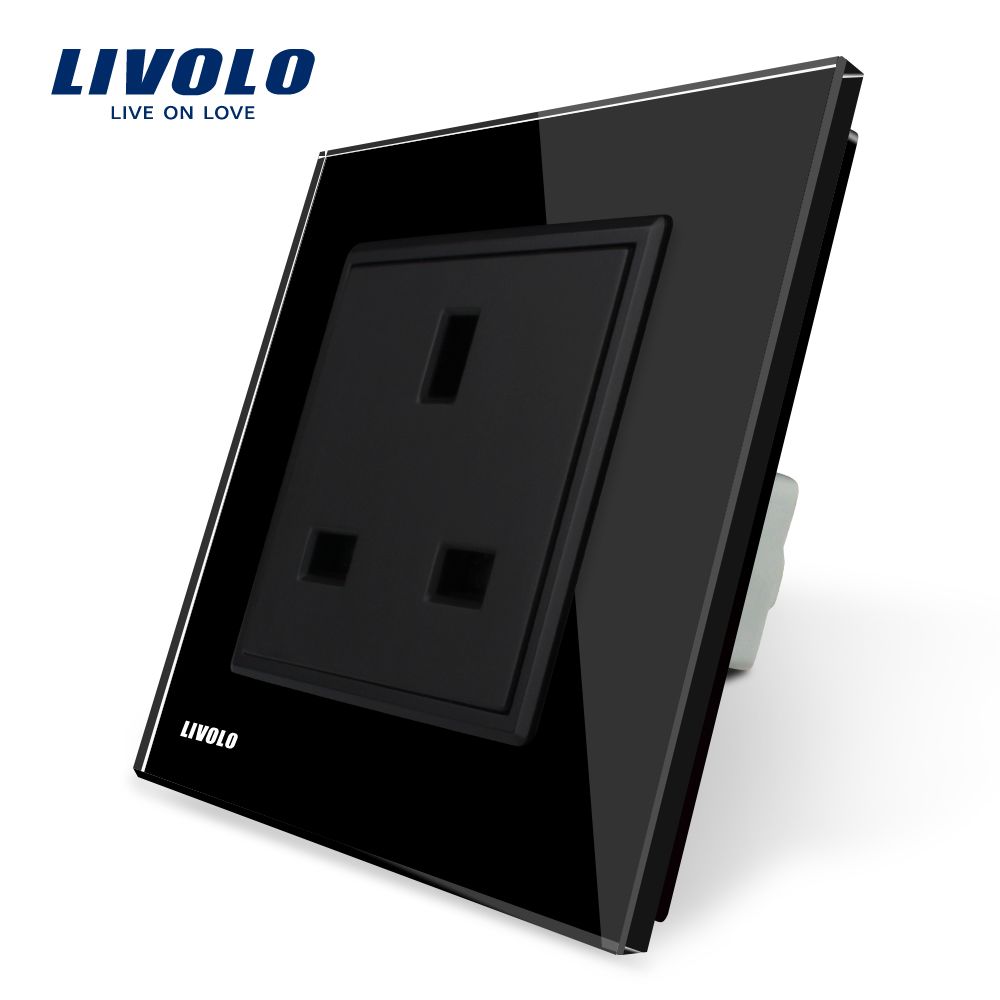 Livolo EU Standard UK Socket 13A Wall Power Outlet, Vl-C7c1UK-12/15