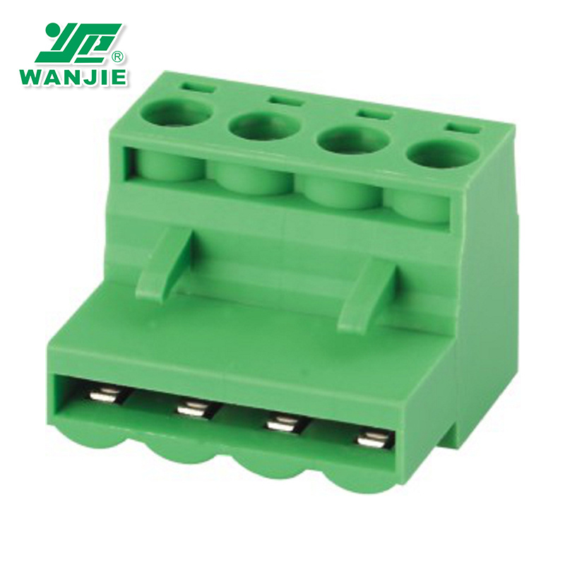 PCB Pluggable Terminal Block Male Female Connector Wj2edgkp, Pitch 5.0mm