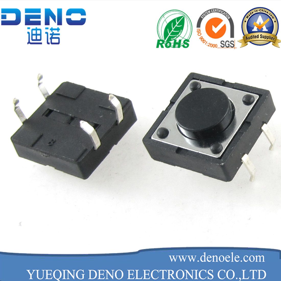 SMD 12X12X8mm Tactile Switches Push Button Tact Switch