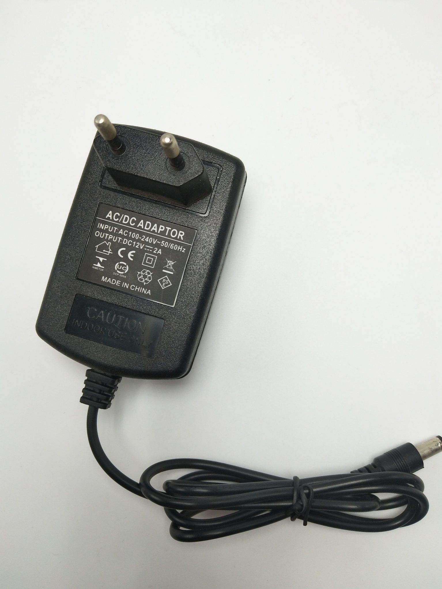AC/DC Power Supply 12V2A Power Adapter Big Plug