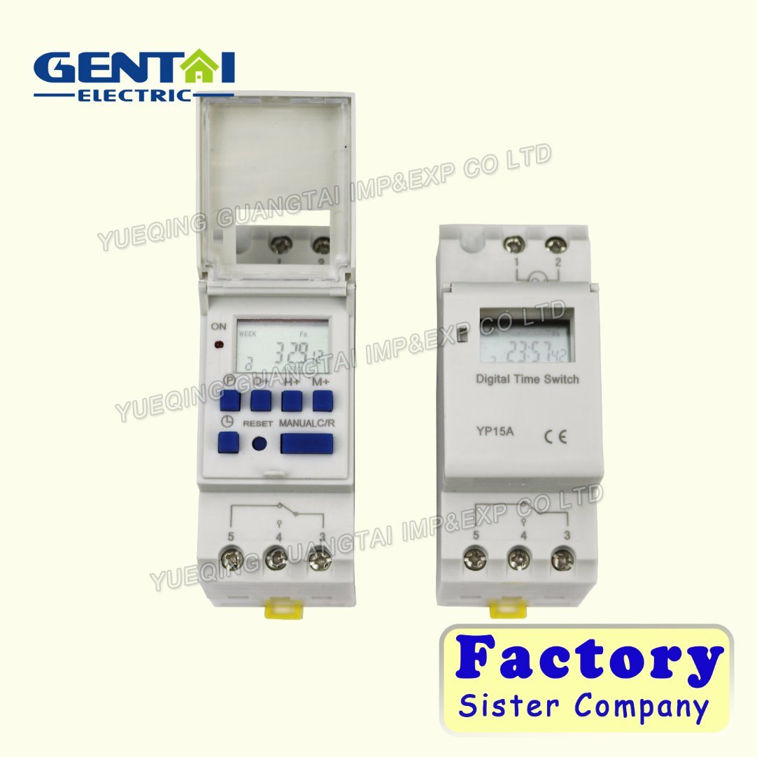7 Days Weekly / 24 Hour 220V 230V Digital Programmable Time Switch