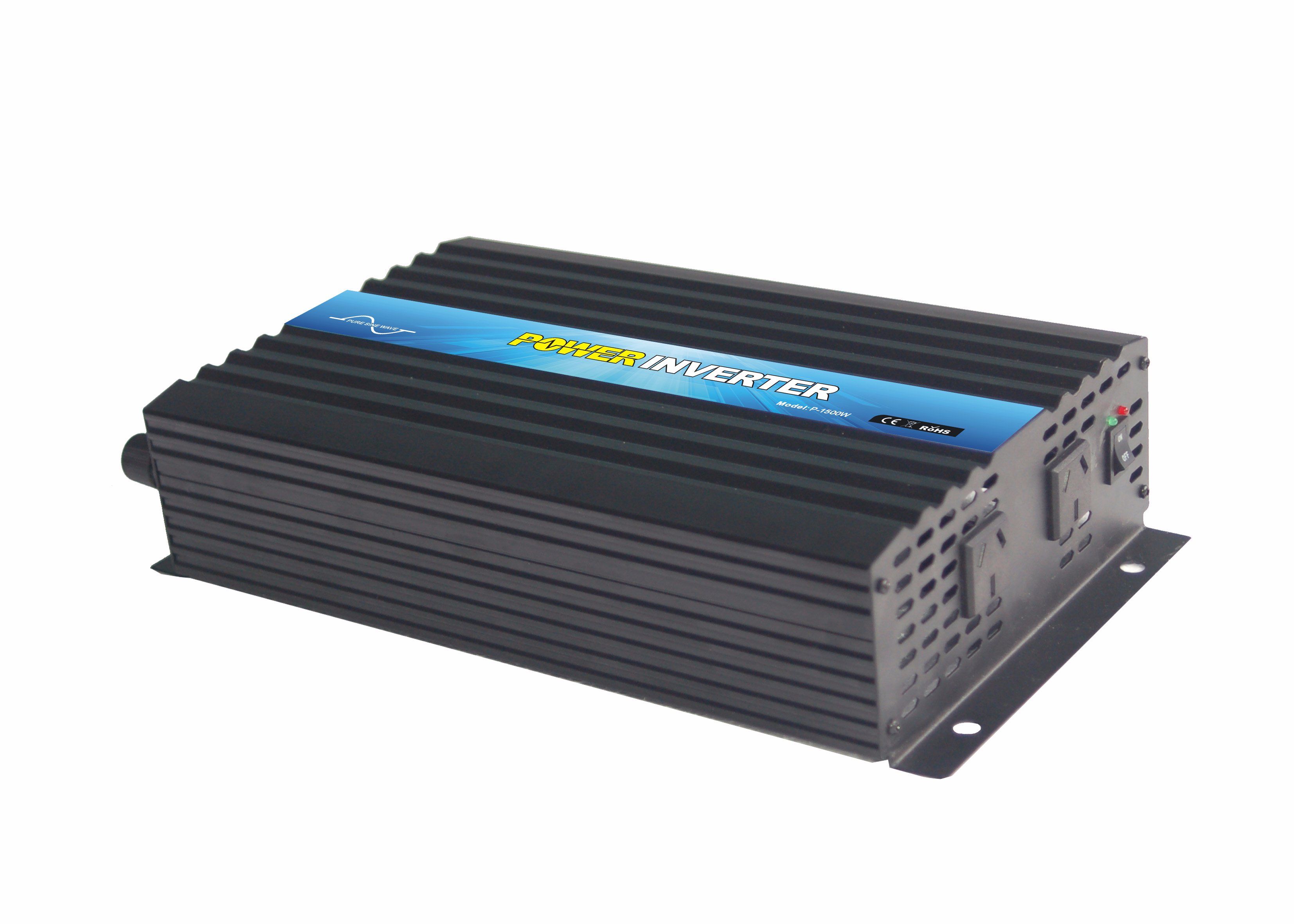1500W Softstart Pure Sine Wave 12VDC DC-AC Power Inverter