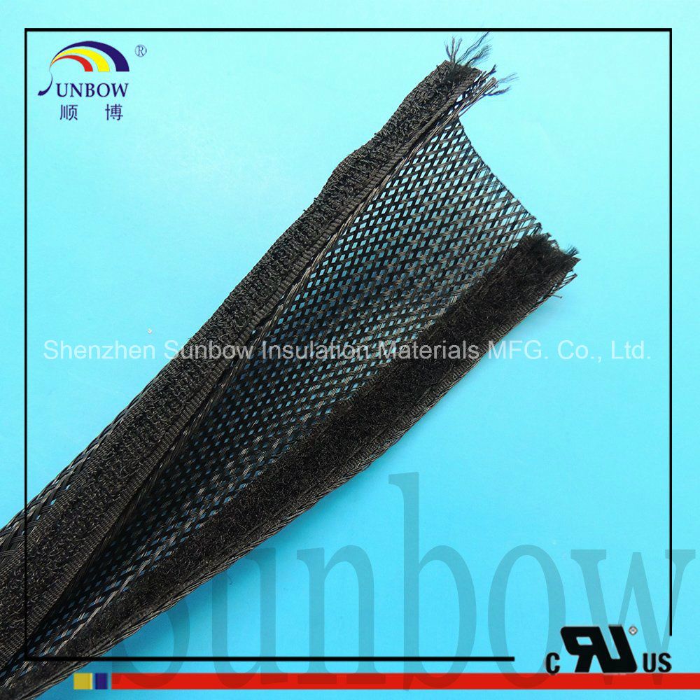 Pet Insulation Flexible Braided Sleeving Hook & Loop