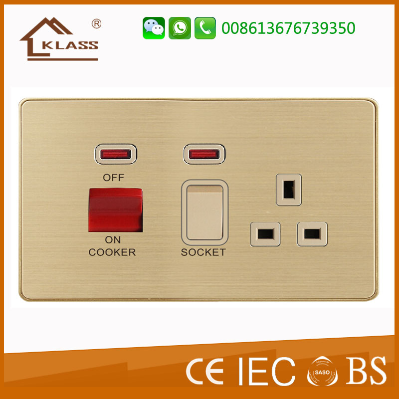 British Range Electrical 45A Cook Unit Switch Socket