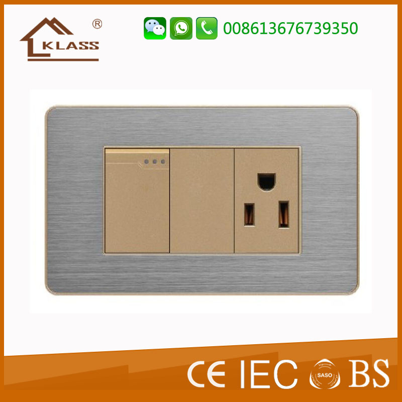 Good Quality One Gang Electrical Wall Switch and Socket