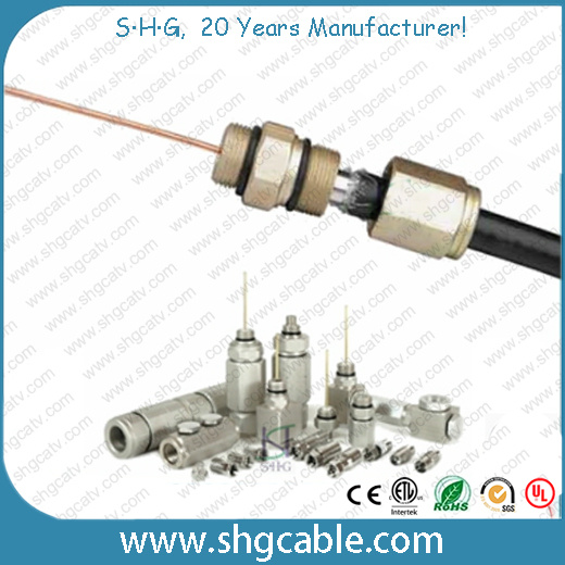 Trunk Coaxial Cable Qr540 P3 500 Feed Thru Connectors