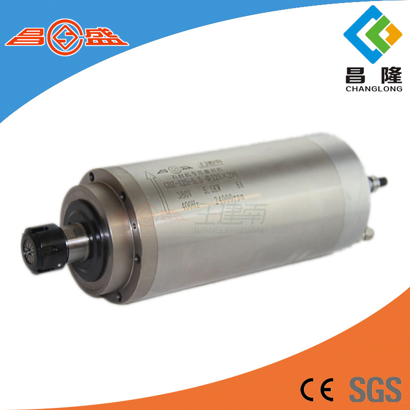 125mm Dia 5.5kw High Frequency Spindle Motor for CNC Stoneworking Engraving Machine