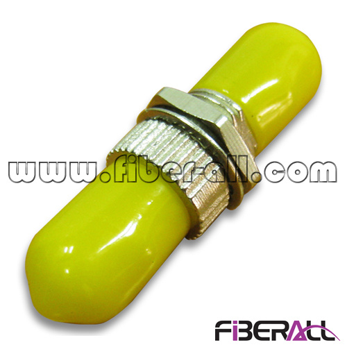St Simplex Metal Fiber Optic Adapter Yellow Cap