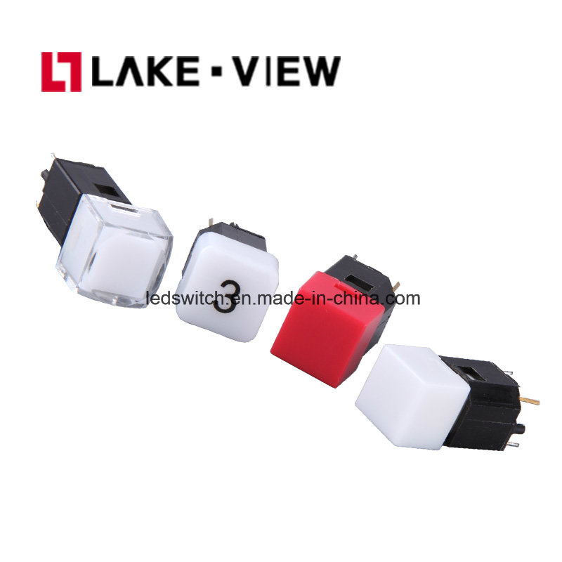 Illuminated LED Tact Switches with Noiseless Conductive Rubber
