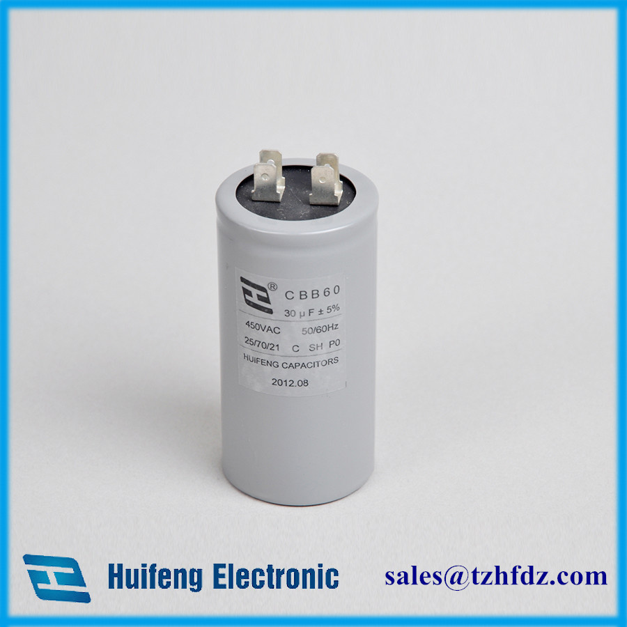 Cbb60 Motor Run Capacitor with Pins