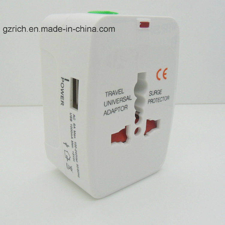 Travel Plug Adapter with USB Port