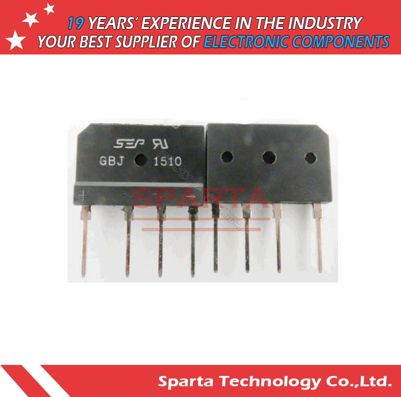 Gbj1510 Bridge Rectifier 15A 50V~1000V Transistor