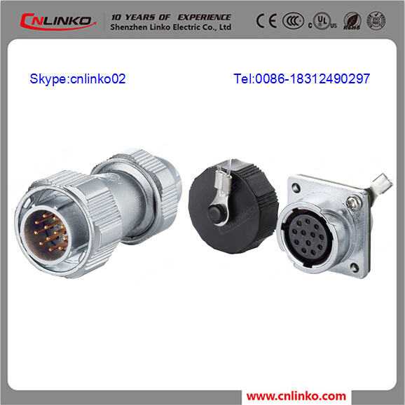 UL Approved Circular Connector/Waterproof DC Connector for Street Lamp Lighting