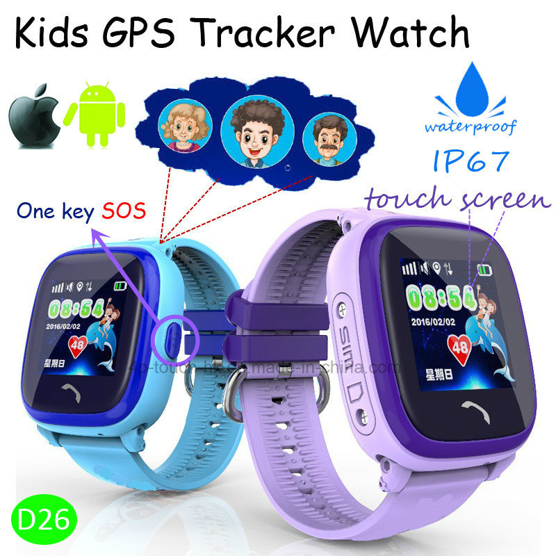 Kids GPS Tracker Smart Watch Phone with Waterproof (D25)