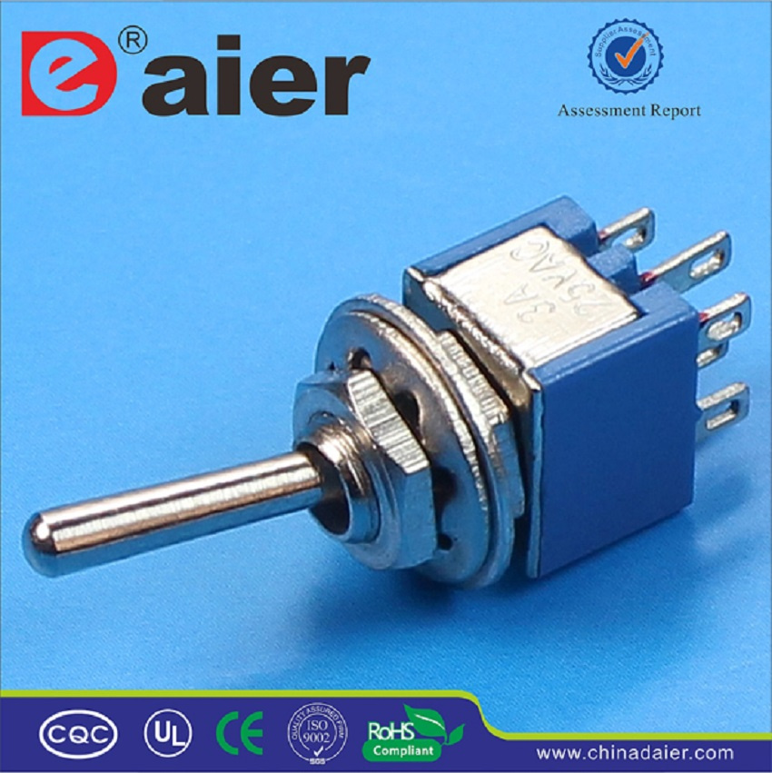 on-on Dpdt Mini Terminal 4pin Toggle Switch (SMTS-202)