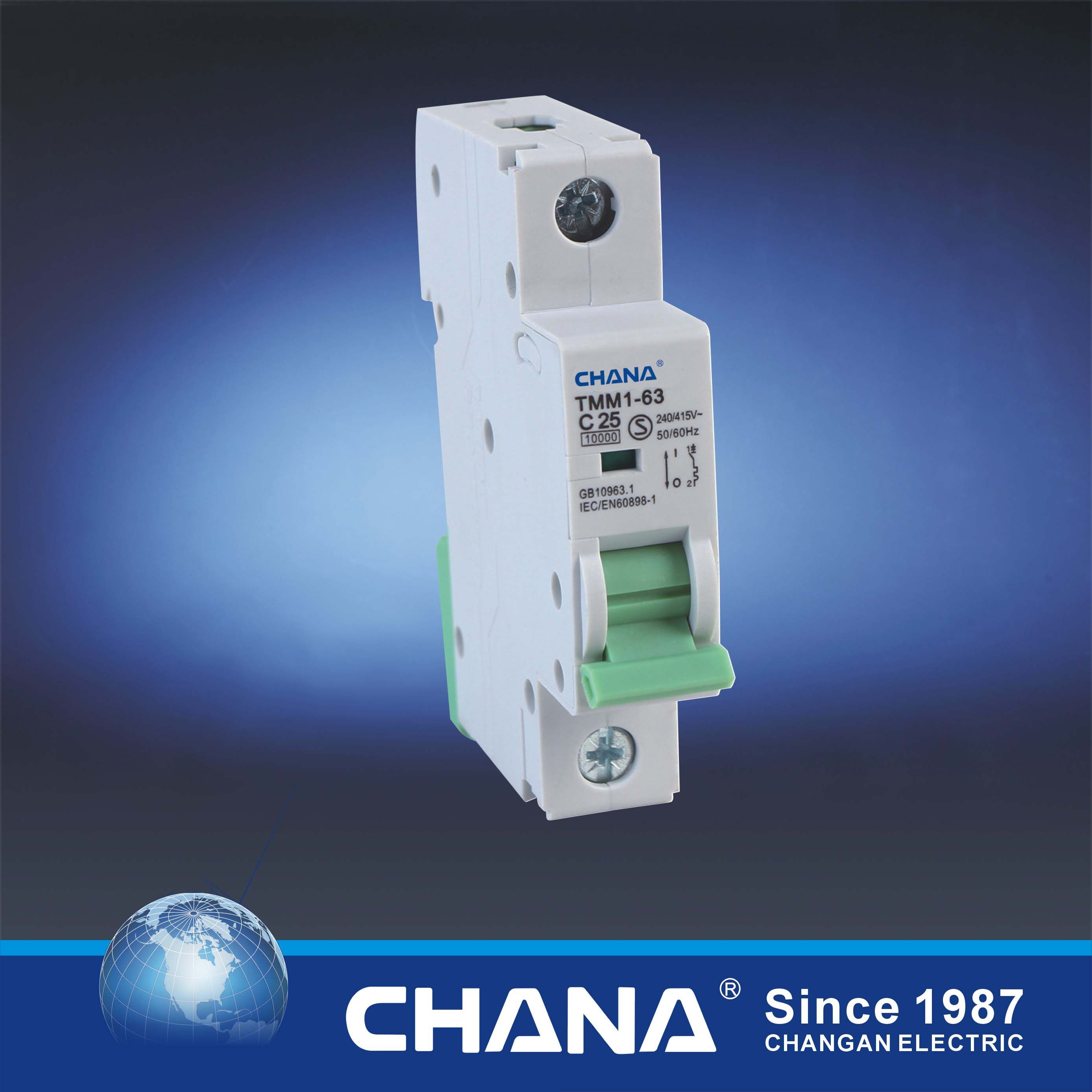 TMM1-63 6ka/10ka IEC Standard Mini Circuit Breaker MCB