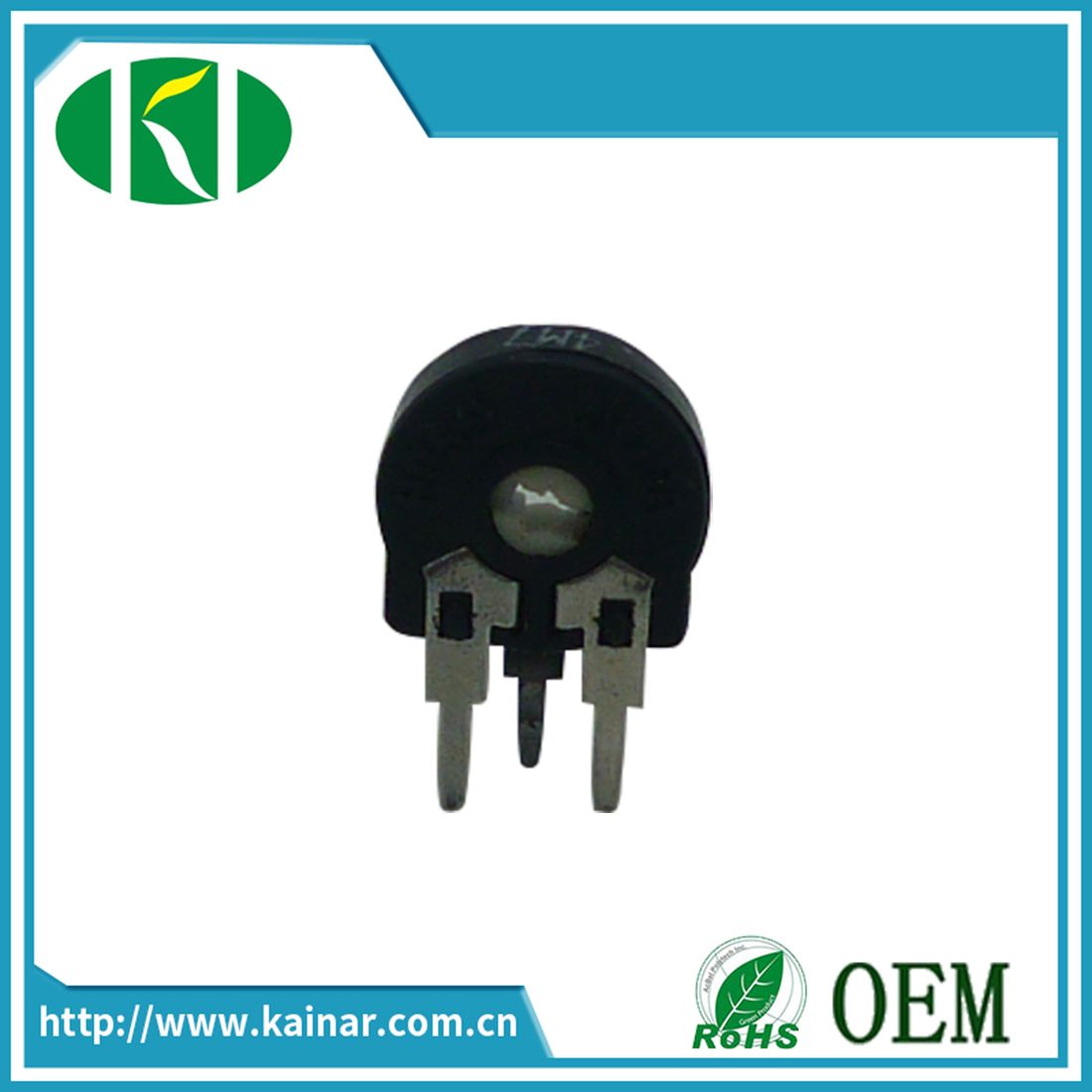 10mm Rotary Trimmer Potentiometer Piher Spain PT10-1