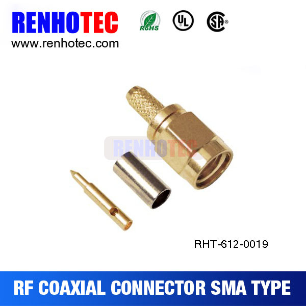 SMA Right Angle Female Coaxial Cable Connector