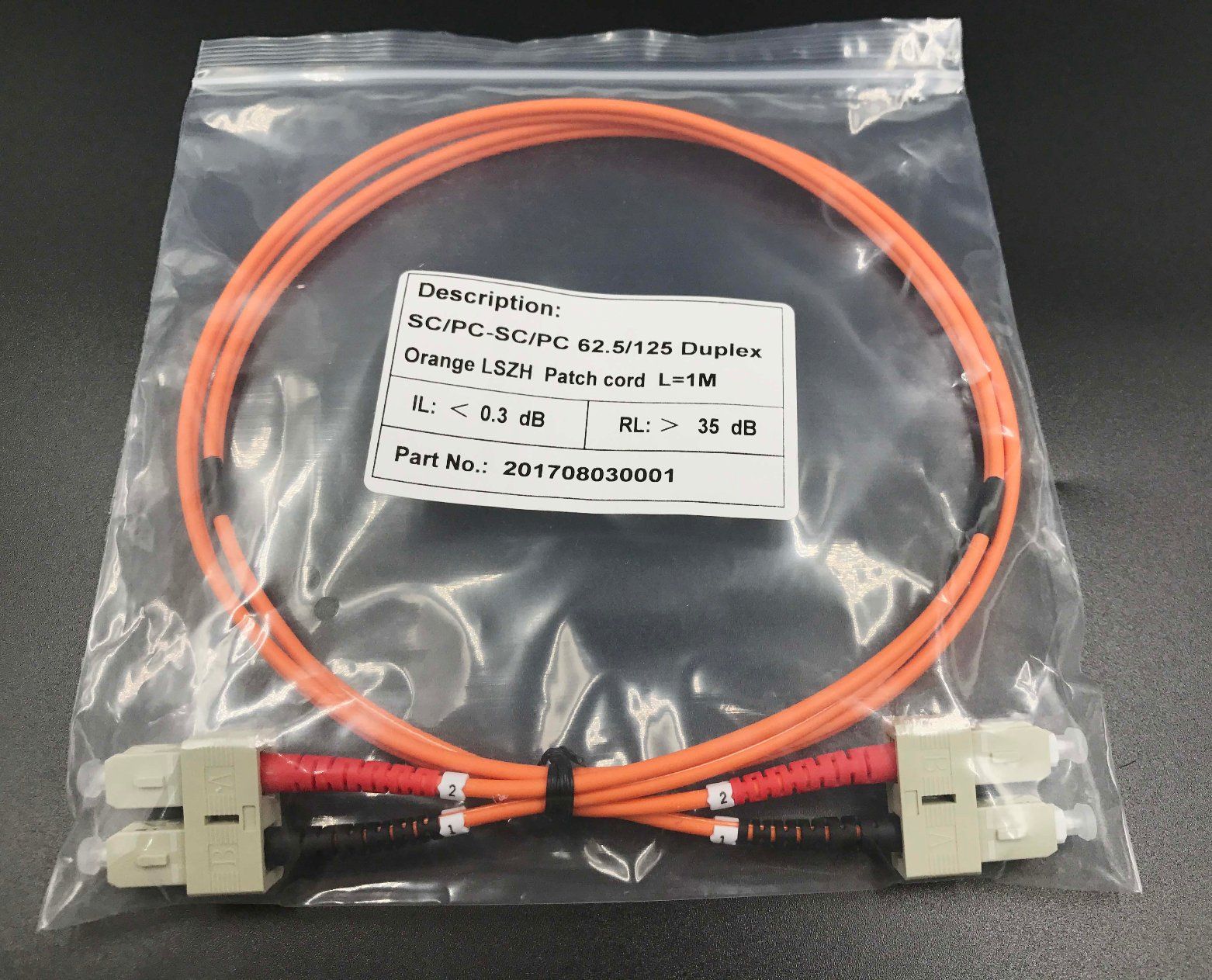 Optical Fiber Patch Cord mm, Sc/Upc Duplex for Optical Access Network