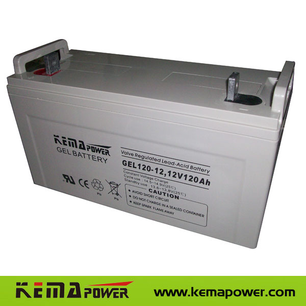 Gel120-12 Flat Plate Gel VRLA 12VDC Battery