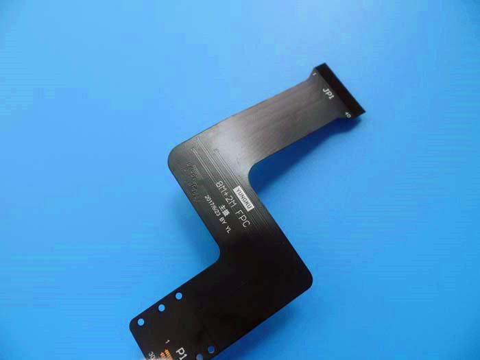 Black FPC Flexible PCB Immersion Gold with 0.3mm Thick Board