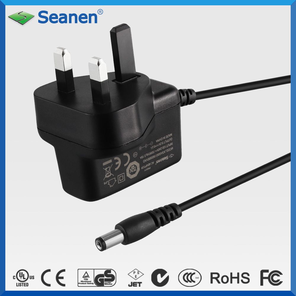 5V 0.5A BS DC 0.5A Laptop Switching AC Power Adapter