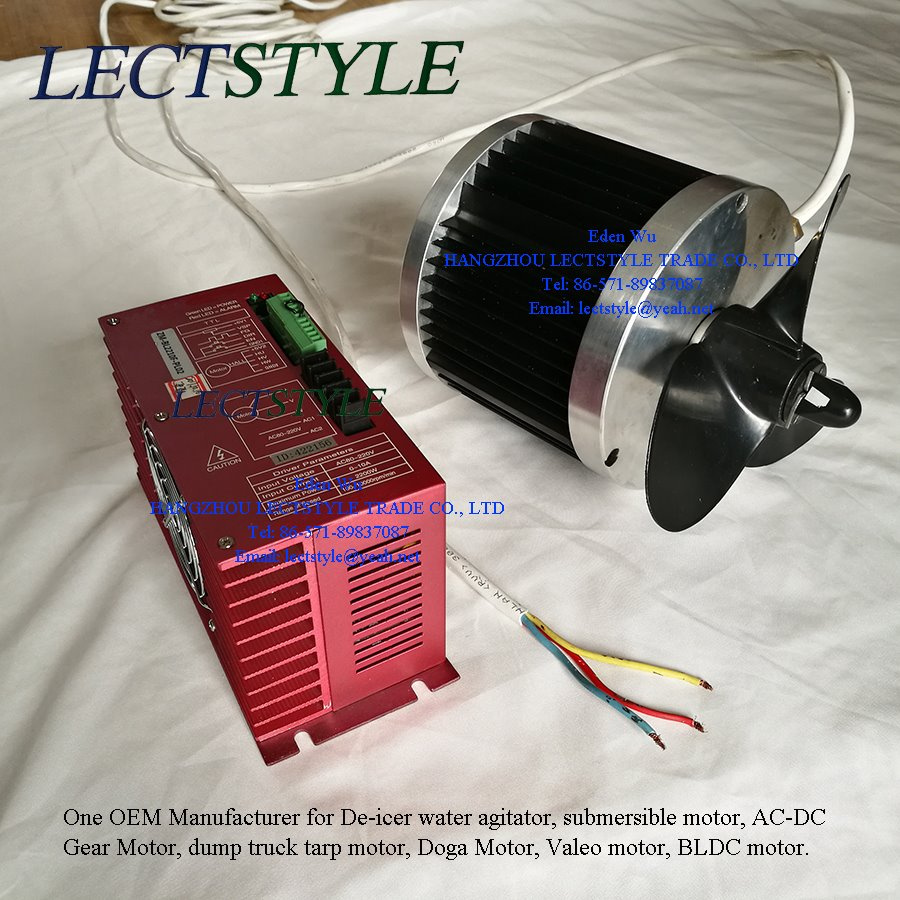 120V 1/2HP 3/4HP BLDC Electrical Submersible Motor on De-Icer Water Circulator Agitator