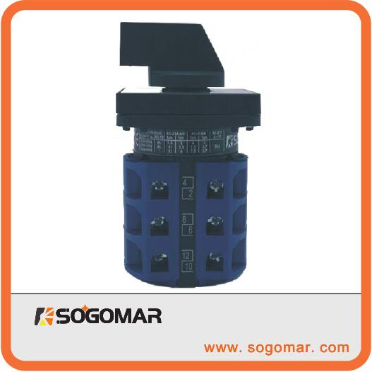 Rotary Switch 25ampere 1pole 2pole 3pole 4pole a-O-M