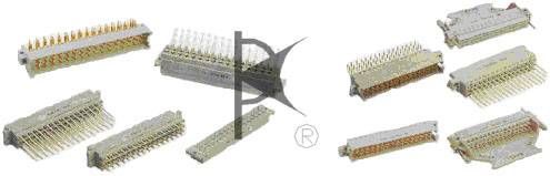 F Type Meet DIN41612 Standard Rectangular Connectors