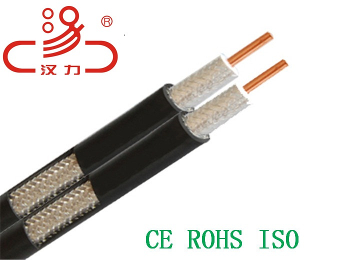 Double Wire RG6 Coaxial Cable/Computer Cable/ Data Cable/ Communication Cable/ Connector/ Audio Cable/Lin'an Cable