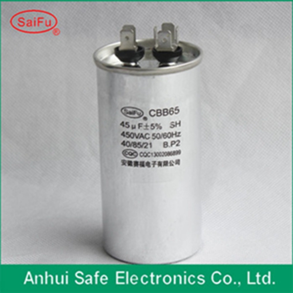 Aluminum Case Cbb65 Air Condition 35UF 55 Capacitor