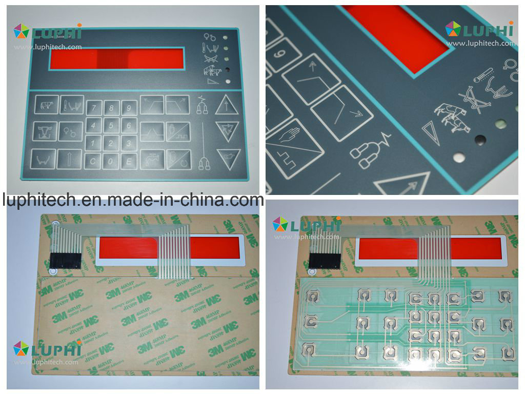 Waterproof Buttons Control Panel Metal Domes Membrane Switch (MIC-0170)