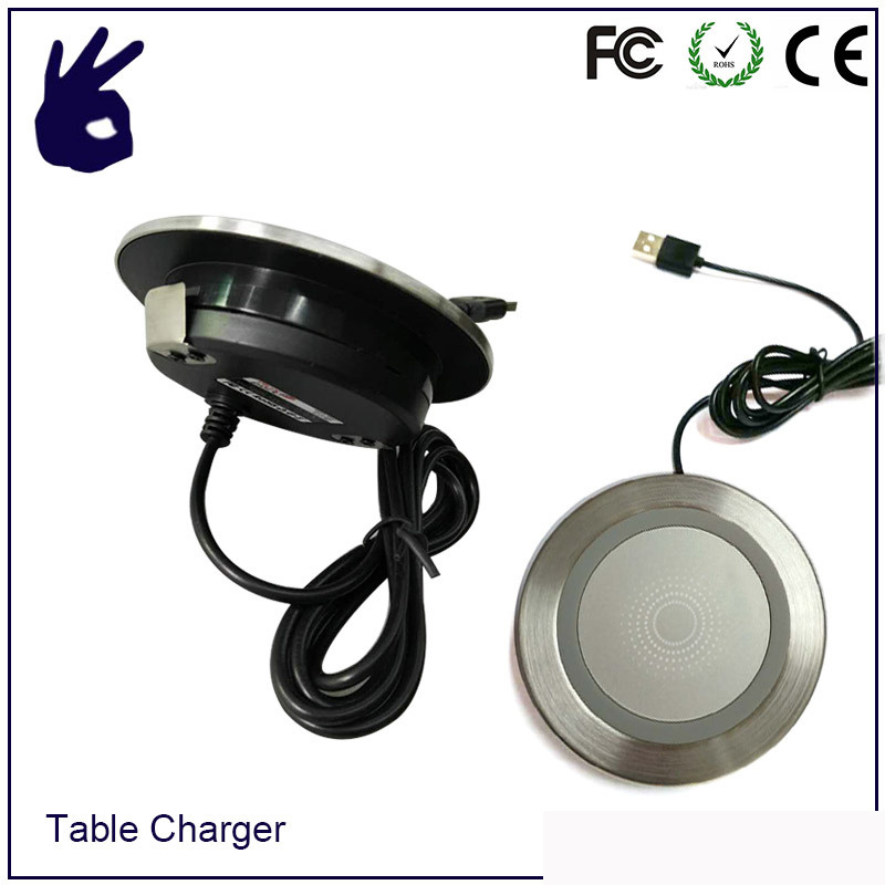 Coffee Table Charger Qi Embedded Wireless Battery Charger
