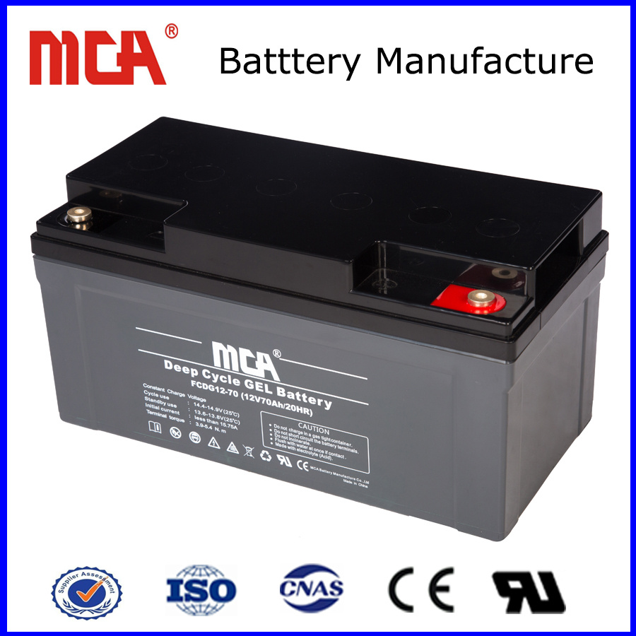 12V 70ah Solar Rechargeable Battery Storage