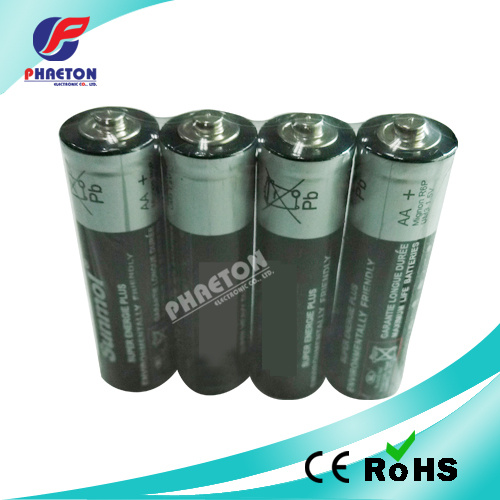 AAA R03 Carbon Battery Shrink Package