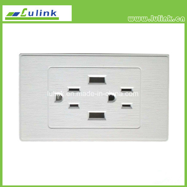 Upgrade North America AC Power Socket with 2 USB Wall Socket Outlets Mobile Phone Wall Charger