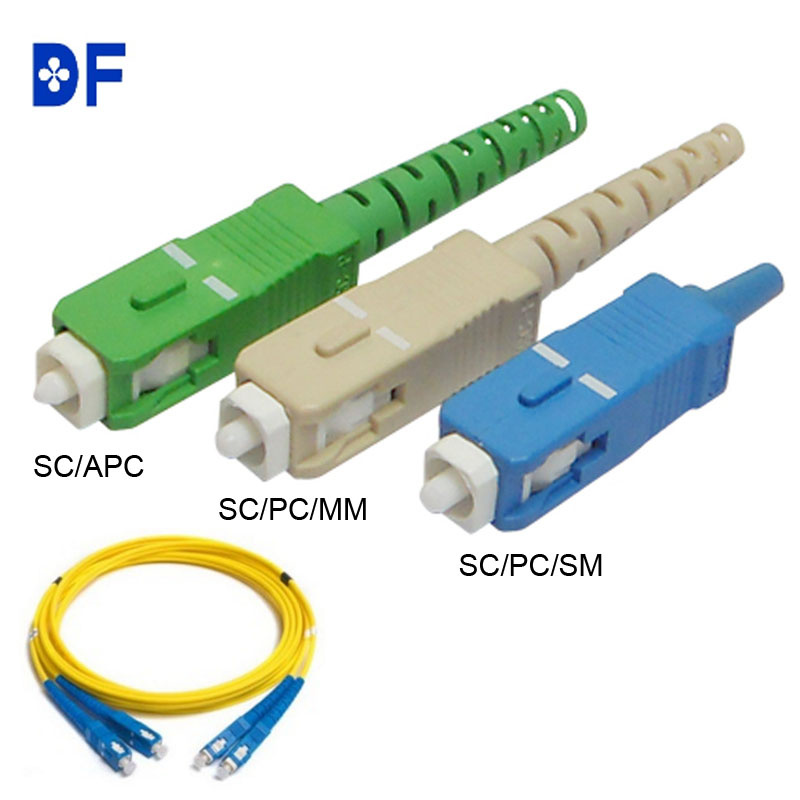 Duplex Simplex 0.9mm 2.0mm 3.0mm Fiber Optical Sc PC APC Connector