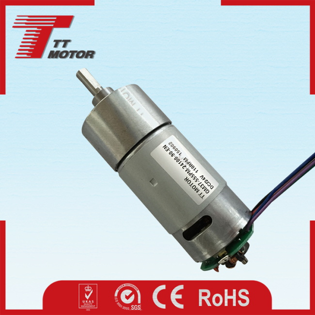 Postal equipment DC electric motor 12V DC with encoder