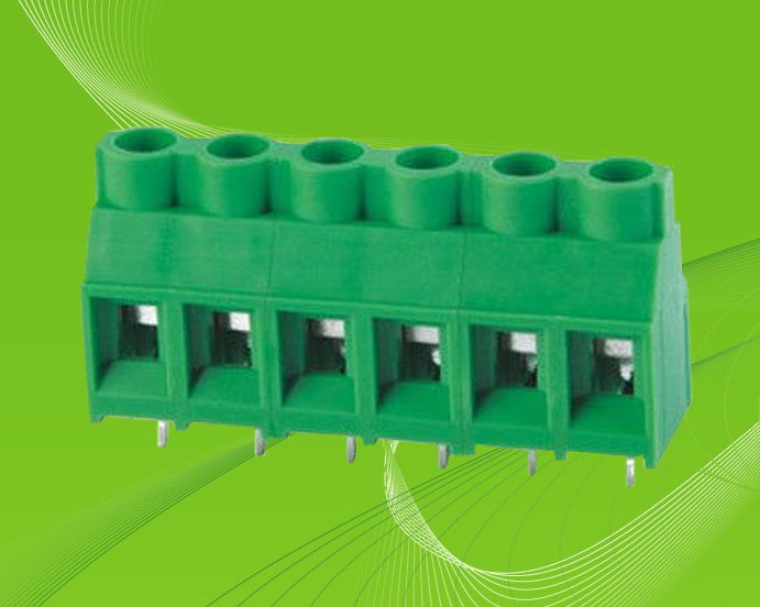 PCB Screw Terminal Block with Rising Clamp